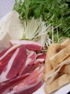 鴨と水菜のシャキシャキ鍋-レシピのメイン写真