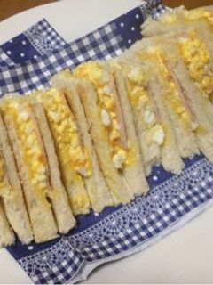 ウチの* ハム エッグ トースト♪-レシピのメイン写真