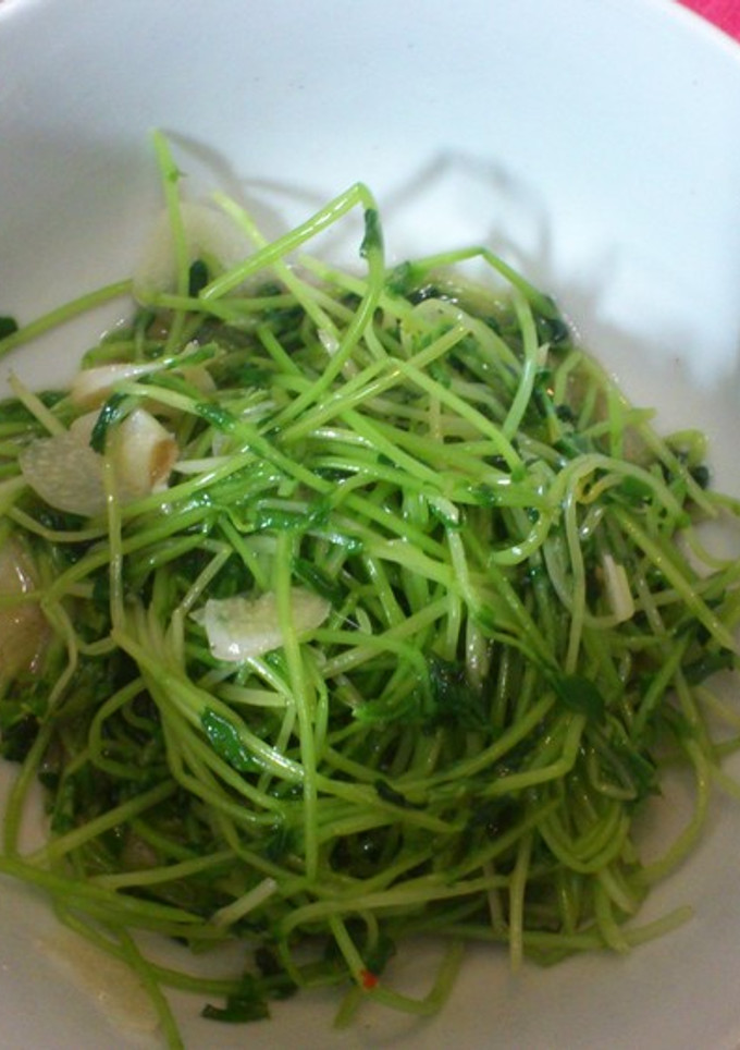 豆苗簡単いため-レシピのメイン写真
