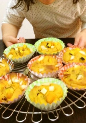 しっとりビーガン★かぼちゃマフィン-レシピのメイン写真