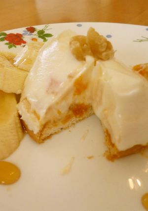 簡単レアチーズケーキ☆アプリコット風味-レシピのメイン写真