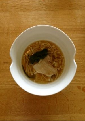 わけぎのゆで汁で豚えのきスープ-レシピのメイン写真
