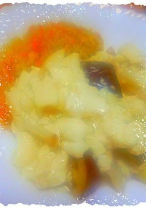 もちもち芋餅のとろりん豆腐あんかけ-レシピのメイン写真