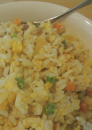 簡単お手軽　玉子かけチャーハン-レシピのメイン写真