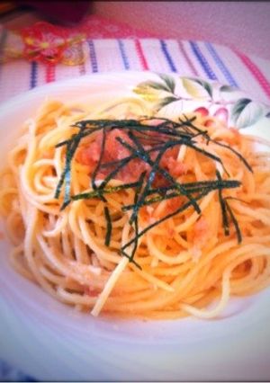 ちょいガーリック香る☆和風明太パスタ-レシピのメイン写真