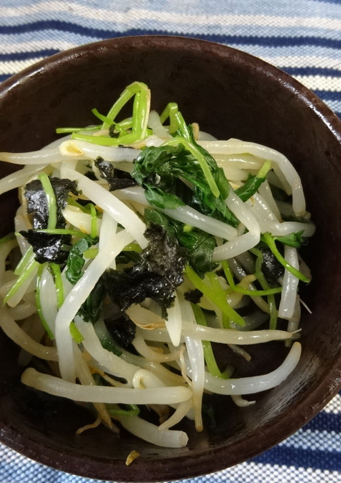 もやしと三つ葉の磯部和え-レシピのメイン写真