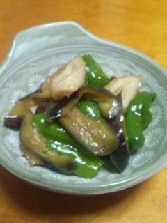 なすピーマンの焼き肉のたれ炒め-レシピのメイン写真