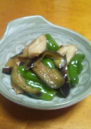 なすピーマンの焼き肉のたれ炒め-レシピのメイン写真