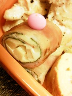 お弁当◎大葉エリンギチーズのベーコン巻き-レシピのメイン写真