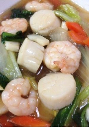 えび・いか・ほたてで☆海鮮野菜あんかけ-レシピのメイン写真