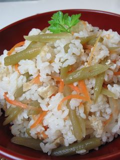 蕗ご飯 ~色・香りでまさに春~-レシピのメイン写真