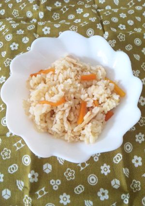 やさしい甘辛味のたけのこご飯♫-レシピのメイン写真