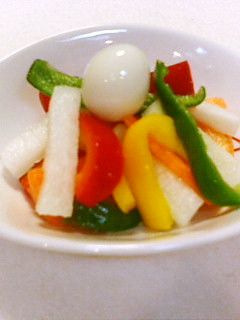 らっきょう酢で 簡単ピクルス-レシピのメイン写真