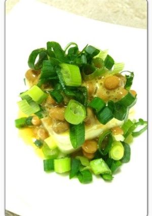 【節約】♡ねぎまみれ納豆豆腐♡-レシピのメイン写真