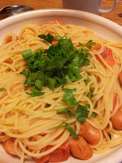 生トマトとチョリソーのパスタ-レシピのメイン写真