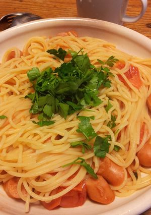 生トマトとチョリソーのパスタ-レシピのメイン写真