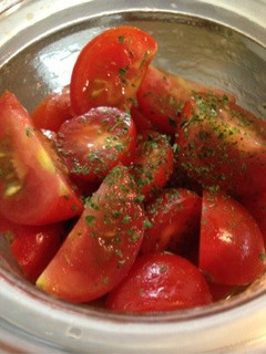 ミニトマトのオリーブオイル和え-レシピのメイン写真