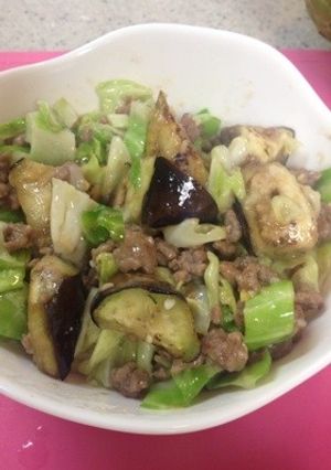 茄子の肉味噌炒め-レシピのメイン写真