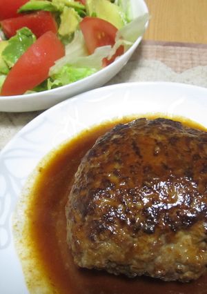 いつでもできる☆ワイルドハンバーグ♪-レシピのメイン写真
