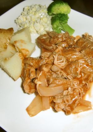 簡単 牛肉のソテー（ポークチャップ風）-レシピのメイン写真