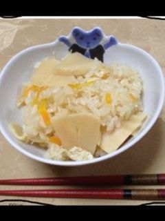 *生姜と筍の炊き込みご飯*-レシピのメイン写真