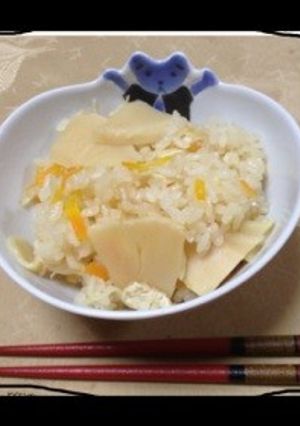 *生姜と筍の炊き込みご飯*-レシピのメイン写真