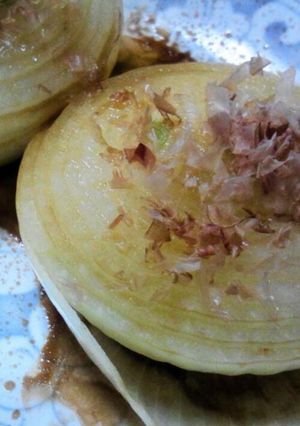 レンジでチン☆醤油×玉ねぎまるごと！-レシピのメイン写真