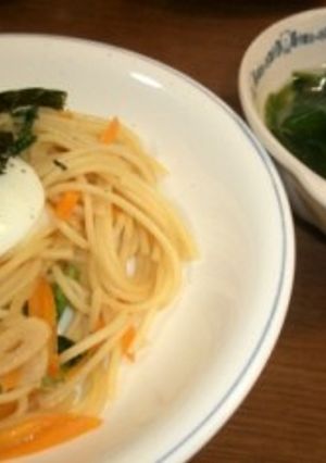 温玉パスタ（げんちゃん家風）-レシピのメイン写真