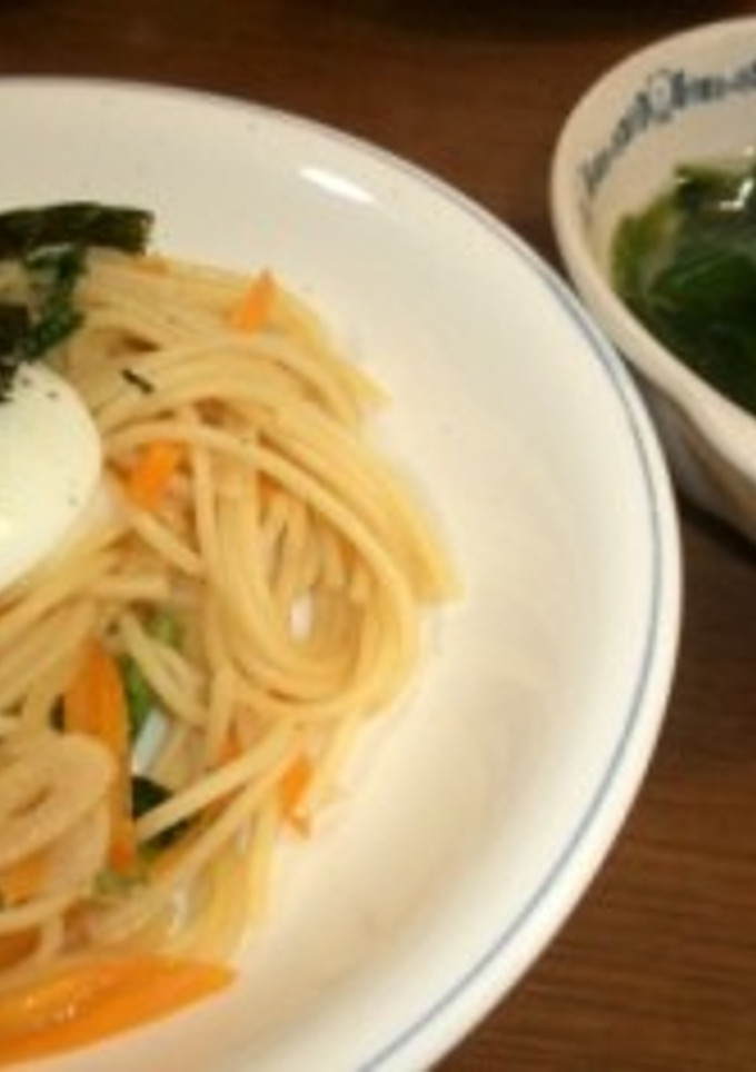 温玉パスタ（げんちゃん家風）-レシピのメイン写真