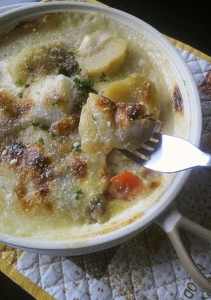 餅が美味しい♪とろ〜り♪肉じゃがグラタン-レシピのメイン写真