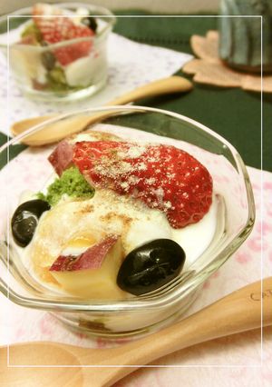 抹茶風味❀　ダノン和パフェ-レシピのメイン写真