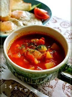 簡単♡トマトスープ(ミネストローネ)-レシピのメイン写真