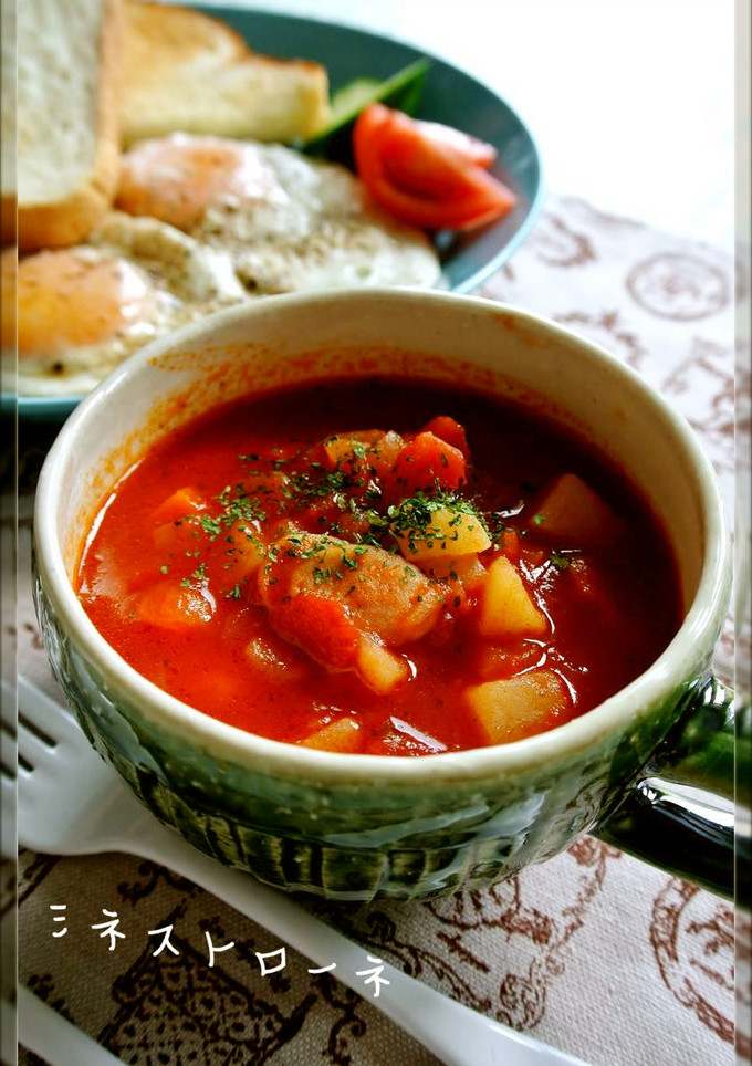 簡単♡トマトスープ（ミネストローネ）-レシピのメイン写真