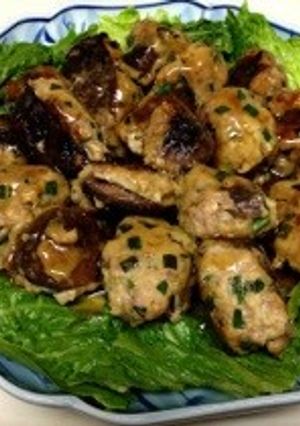 肉詰めしいたけの中華あんかけ-レシピのメイン写真