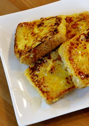 ヨーグルトと豆乳で♪簡単フレンチトースト-レシピのメイン写真