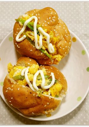 胚芽パンで作る☆おかずパン-レシピのメイン写真