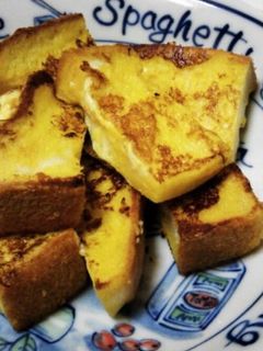 四角三角フレンチトースト♪-レシピのメイン写真