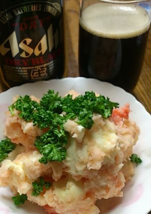 クリームチーズでタラモサラダだワン-レシピのメイン写真