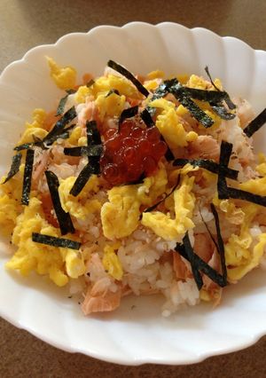 簡単サーモンご飯-レシピのメイン写真