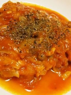 鶏もも肉のトマトソース煮込み-レシピのメイン写真
