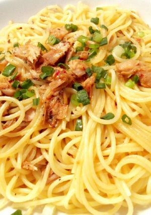 ツナ缶と七味で和風ペペロンチーノ-レシピのメイン写真