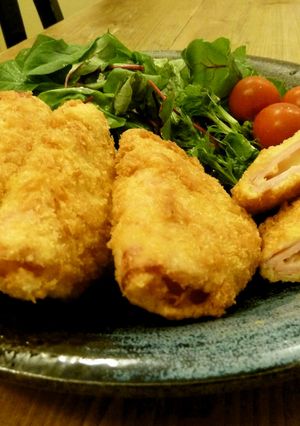 美味しいよ♪子供大好きチーズinハムカツ-レシピのメイン写真