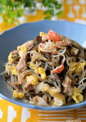 ✽糸こんにゃく＆もずくのツナ煮✽-レシピのメイン写真