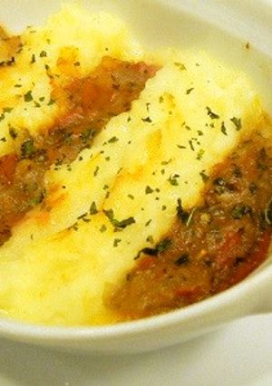 フレッシュトマトとポテトの縞々グラタン-レシピのメイン写真