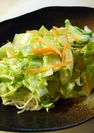 簡単、素麺サラダ!-レシピのメイン写真