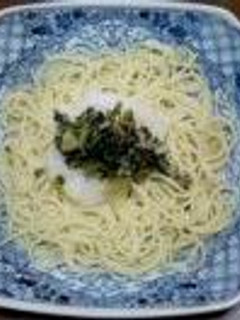 簡単♪おみ漬けパスタ-レシピのメイン写真