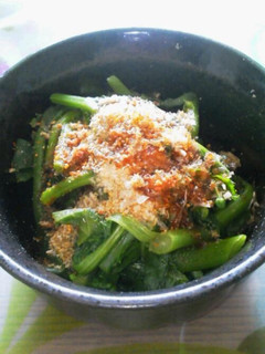 つまみ菜の和え物!お弁当もOK◎-レシピのメイン写真