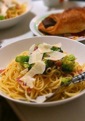 簡単☆節約！梅のペペロンチーノ-レシピのメイン写真