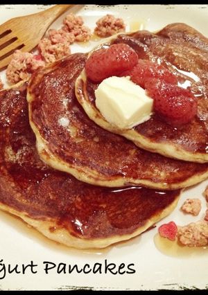 材料３つでもちもち★ヨーグルトパンケーキ-レシピのメイン写真