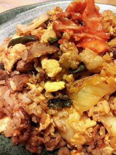 しょうが焼き…余りでキムチチャーハン♪-レシピのメイン写真